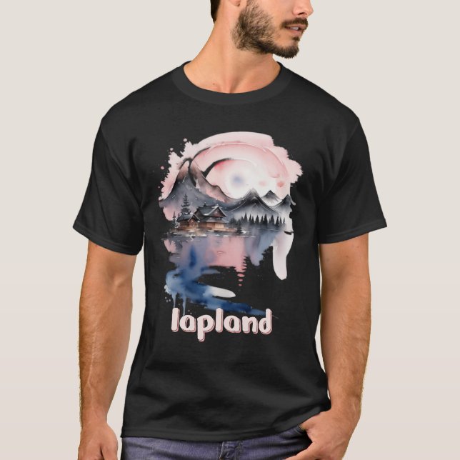 Camiseta aventuras na lapónia (Frente)