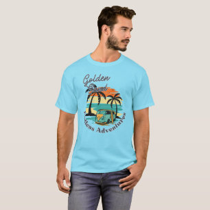 Camiseta Aventuras Sem Fim de ouro