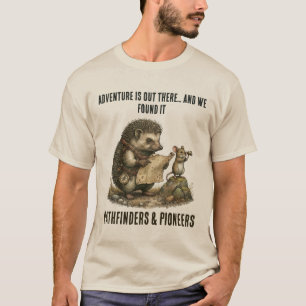 Camiseta Aventureira doouriço e Rato Personalizada