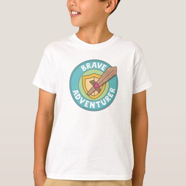 Camiseta Aventureiro bravo (Frente)