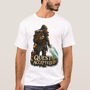 Camiseta Aventureiro de Fantasia com Missão Aceita