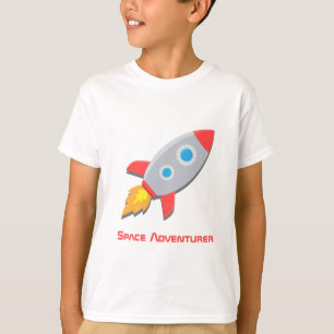Camiseta Aventureiro espacial, Espaço Exterior, Nave Espaci