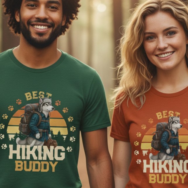 Camiseta Aventureiro Malamute do Alasca Montanhista Selva  (Criador carregado)