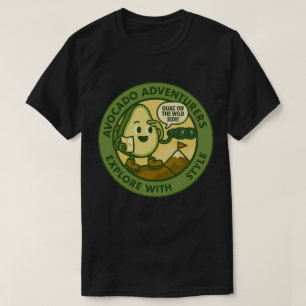 Camiseta Aventureiros de Abacate Exploram Com Estilo