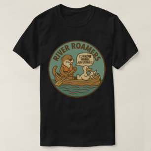 Camiseta Aventureiros do Rio Humor Atual Canoagem