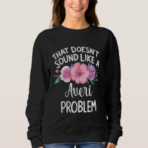 Camiseta Averi Personalizated Flower Girls Averi Nome Averi