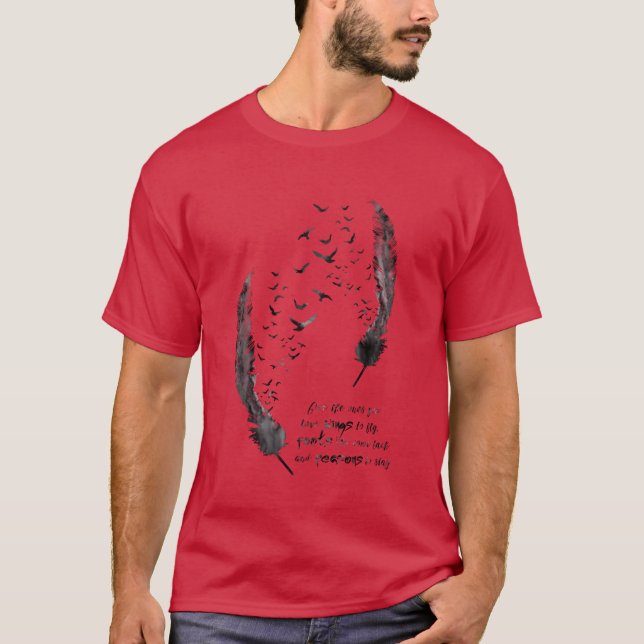 Camiseta Aves alimentam amigos (Frente)