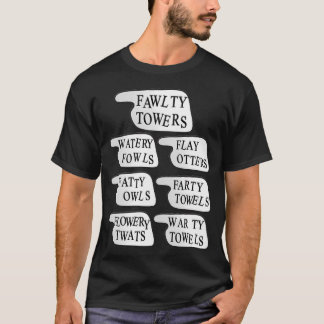 Camiseta Aves Aquáticas, Esfolar Lontras, Corujas Gordurosa