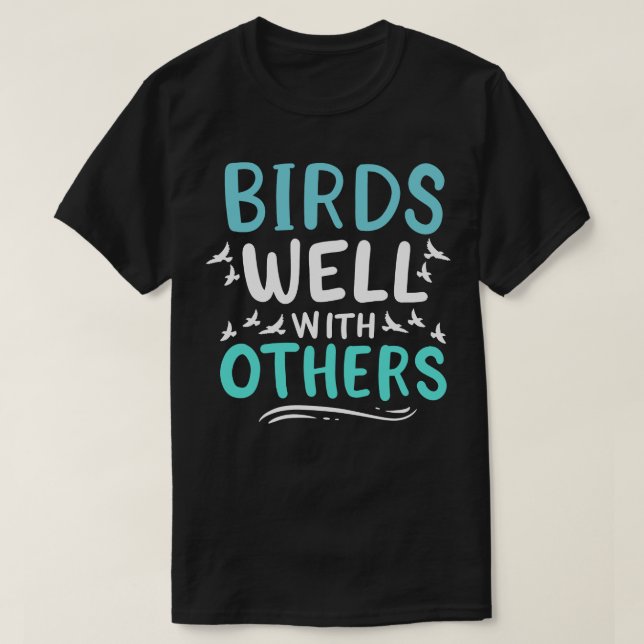 Camiseta Aves Bem Com Outros (Frente do Design)