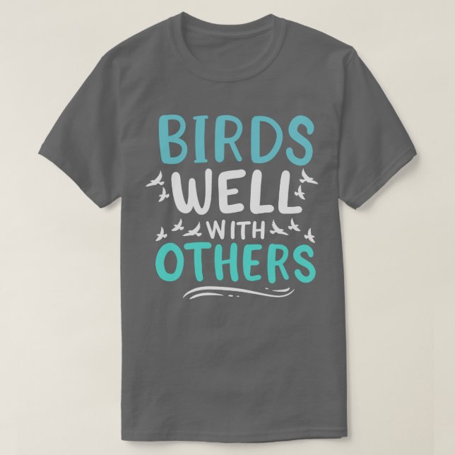 Camiseta Aves Bem Com Outros (Frente do Design)