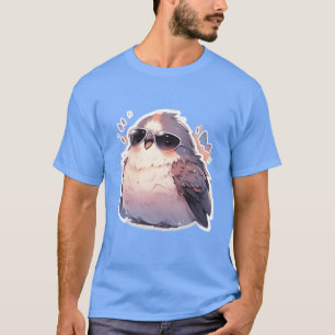 Camiseta Aves-Cássaros Animais Engraçados Criaturas Florest