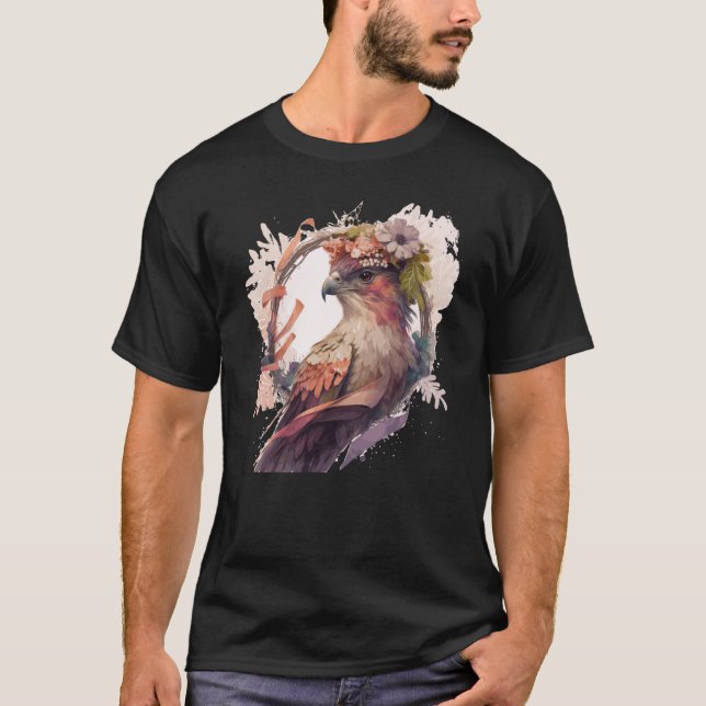 Camiseta Aves Da Coroa De Pássaros-Pássaros-Pássaros (Frente)