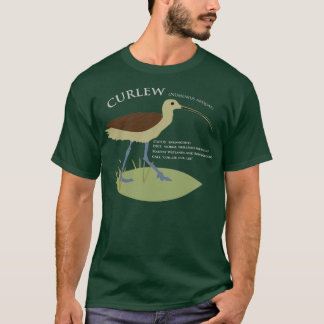 Camiseta Aves da Irlanda Curlew