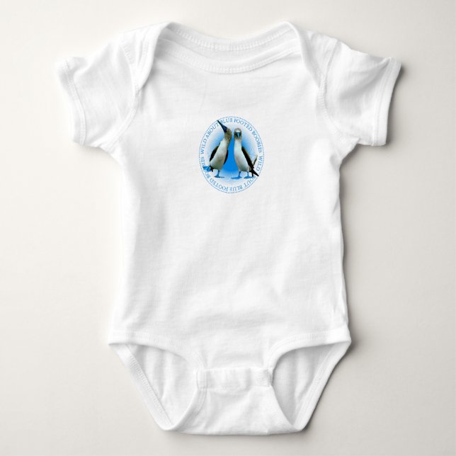 Camiseta Aves de Boobies de Pé Azul (Frente)