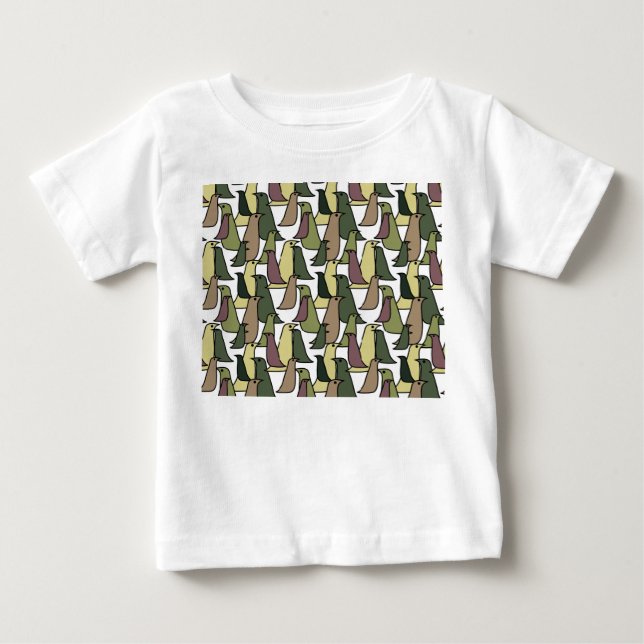 Camiseta Aves de Camuflagem (Frente)