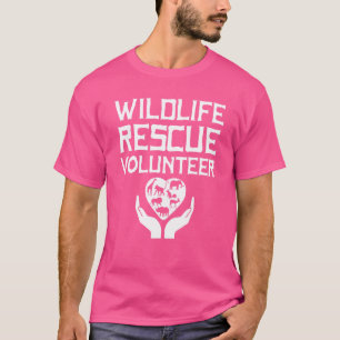 Camiseta Aves de capoeira voluntárias de salvamento da faun