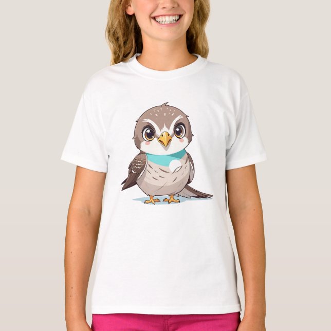 Camiseta Aves de Coruja Engraçadas (Frente)