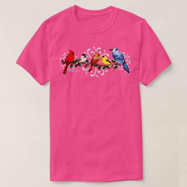 Camiseta Aves de Férias (Frente do Design)