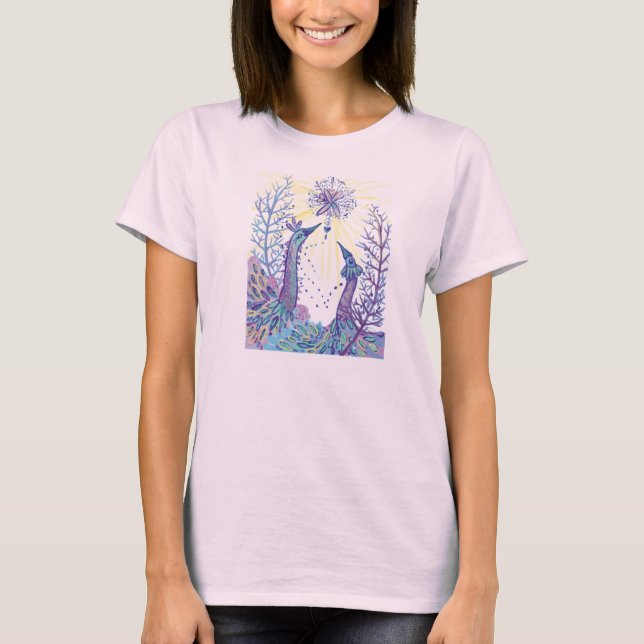 Camiseta aves de inverno (Frente)