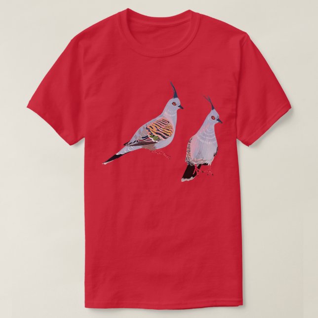 Camiseta Aves de pombo em conserva (Frente do Design)