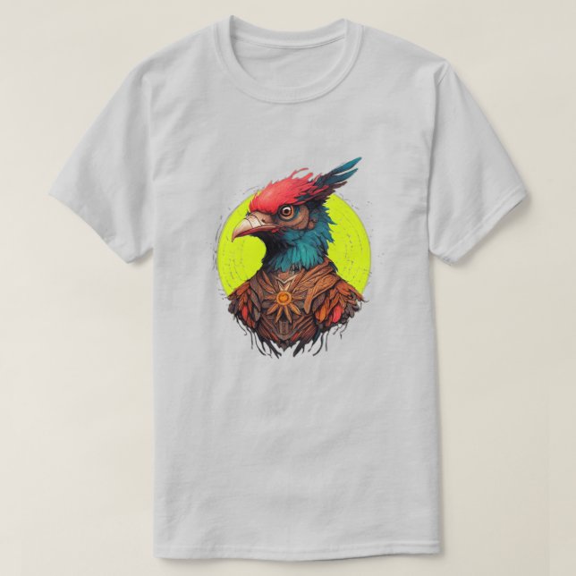 Camiseta Aves de uma pena (Frente do Design)