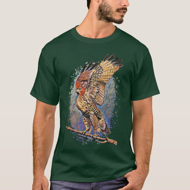 Camiseta Aves do Brasil Gavião mateiro 5 (Frente)