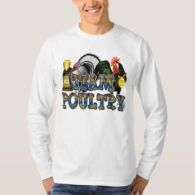 Camiseta Aves domésticas da equipe (Frente)