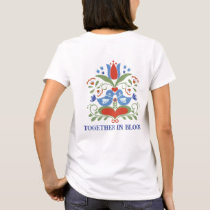 Camiseta Aves e Blossomas