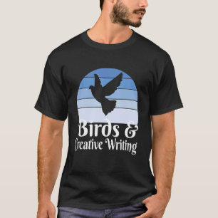 Camiseta Aves E Escrevendo Criativo