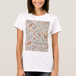 Camiseta Aves e Flores, William Morris