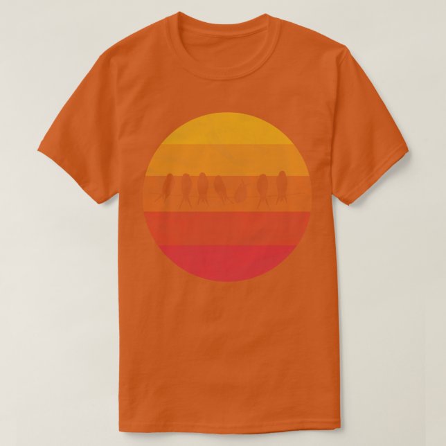 Camiseta Aves em corda (Frente do Design)