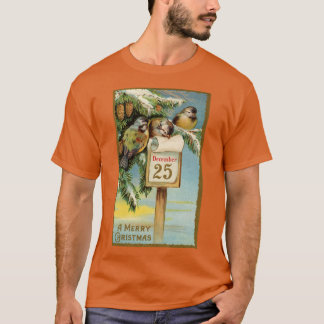 Camiseta Aves natais vintages