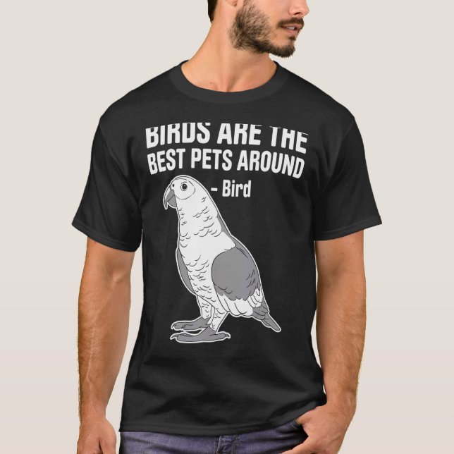 Camiseta Aves Observam Aves Ornitóloga Ave (Frente)