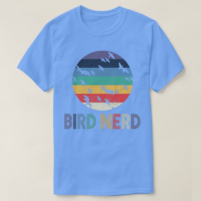 Camiseta Aves Observando Birder de Aves (Frente do Design)