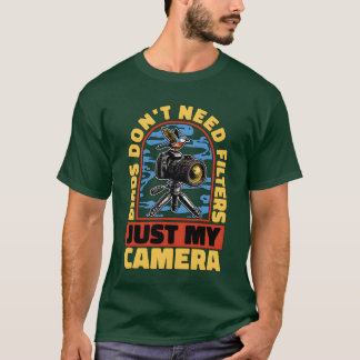 Camiseta Aves para fotografia não precisam de filtros Birdi