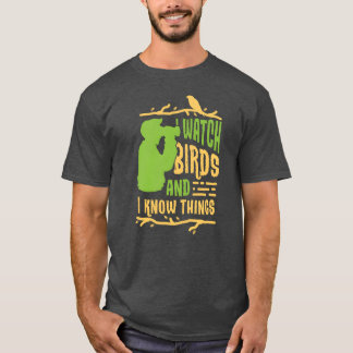 Camiseta Aves, Pássaros, Pássaros, Aves Dedicadas Ideia Ani