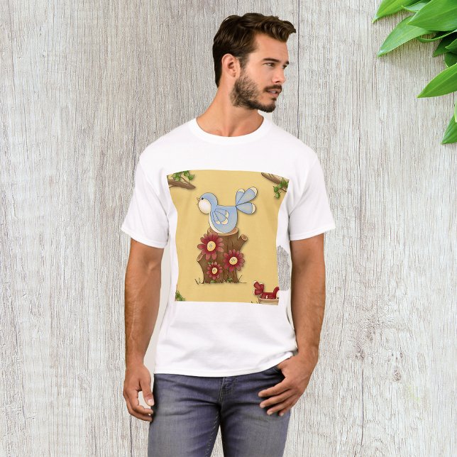 Camiseta Aves primavera (Criador carregado)