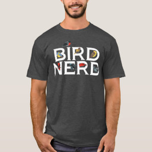 Camiseta Aves Que Amam O Entusiasta De Aves De Nerd