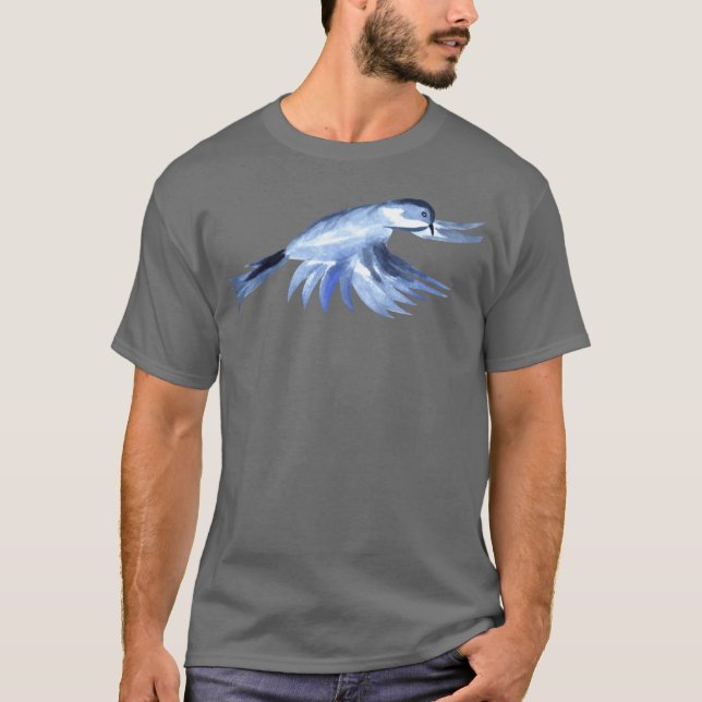 Camiseta aves retro (Frente)