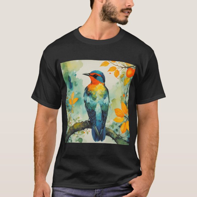 Camiseta Aves Tropicais Amazônicas (Frente)
