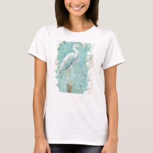 Camiseta Aves Tropicais Egret Estático