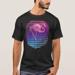 Camiseta Aves Tropicais Exóticas Animais Retro Vaporwave Ro