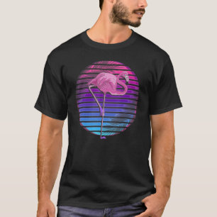 Camiseta Aves Tropicais Exóticas Animais Retro Vaporwave Ro