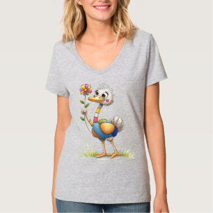 Camiseta Avestruz Fofa