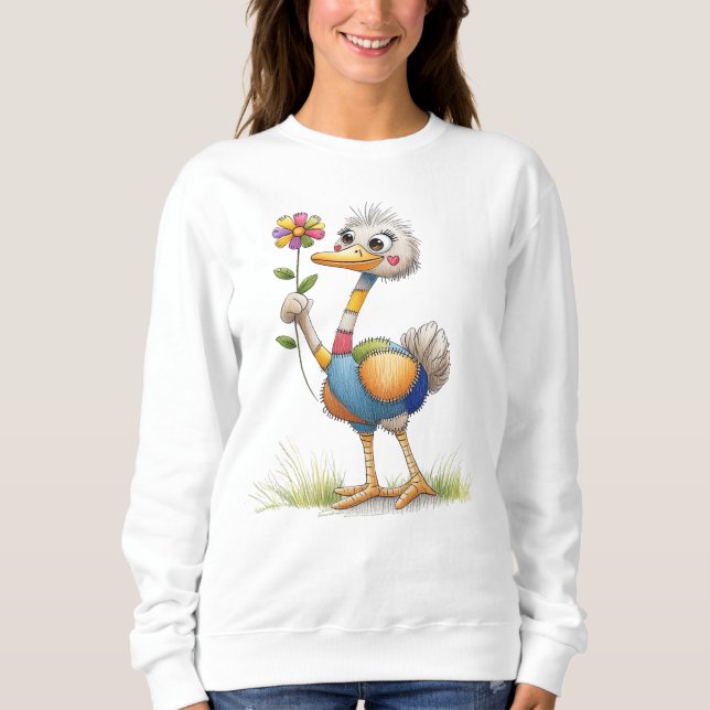 Camiseta Avestruz Fofa (Frente)