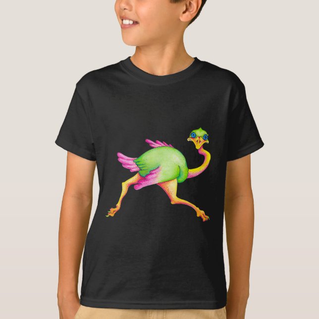 Camiseta Avestruz incomum (Frente)