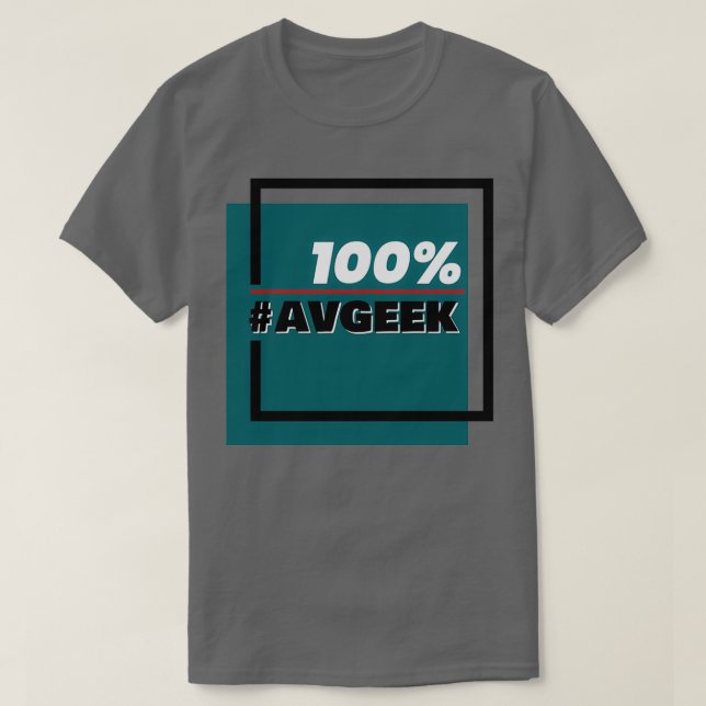 Camiseta Avgeek 100 (Frente do Design)