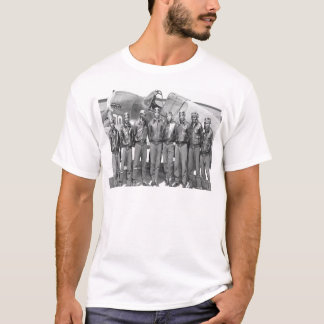 Camiseta Aviadores de Tuskegee, grupo de caudas vermelho