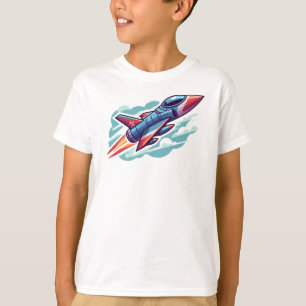 Camiseta avião/avião de combate
