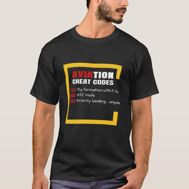 Camiseta Avião Avião Dispõe de Códigos De Carga Funerários  (Frente)